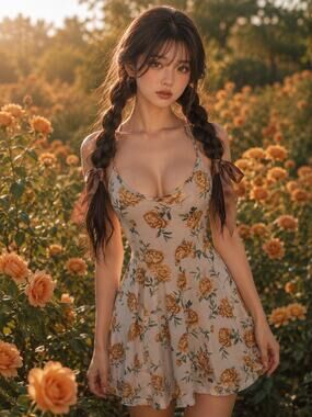 Found You in the Garden blooming rose flirty skater jada mini dress